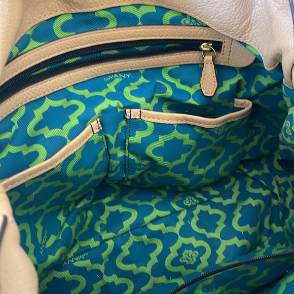 orYANY Tan Leather Satchel Like New! - Picture 11 of 16